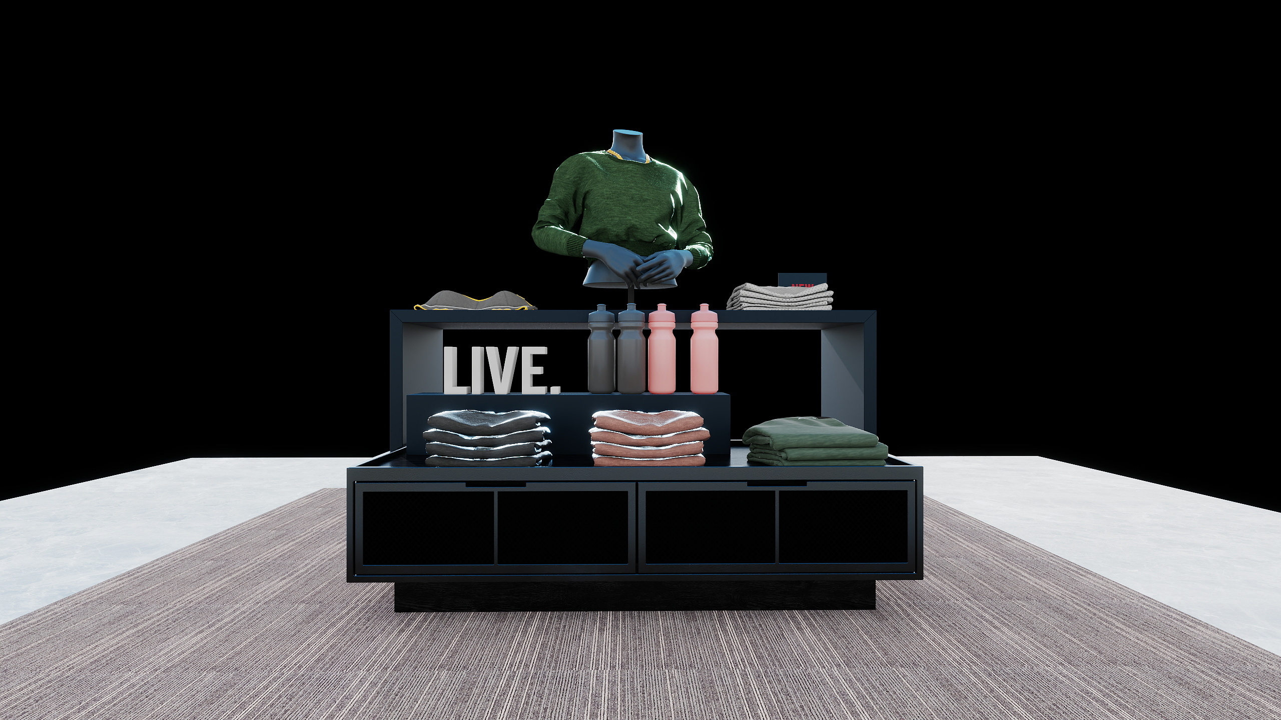 Clothing Display Cabinet